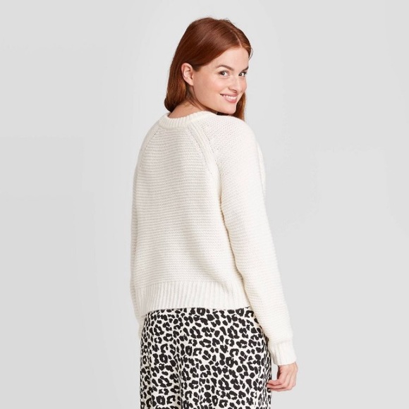 Target Women’s Crewneck Pullover Sweater - Picture 2 of 5